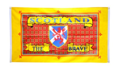 BALKONFLAGGE BALKONFAHNE Schottland Scotland The Brave Flagge Fahne für den BALK