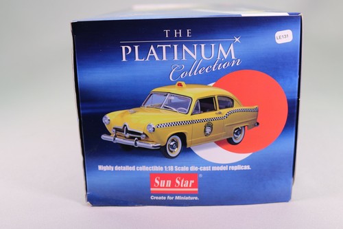 LE131 SUN STAR 5105 Voiture 1/18 Kaiser Henry J Taxi 1951 jaune EDL - Bild 5 von 9