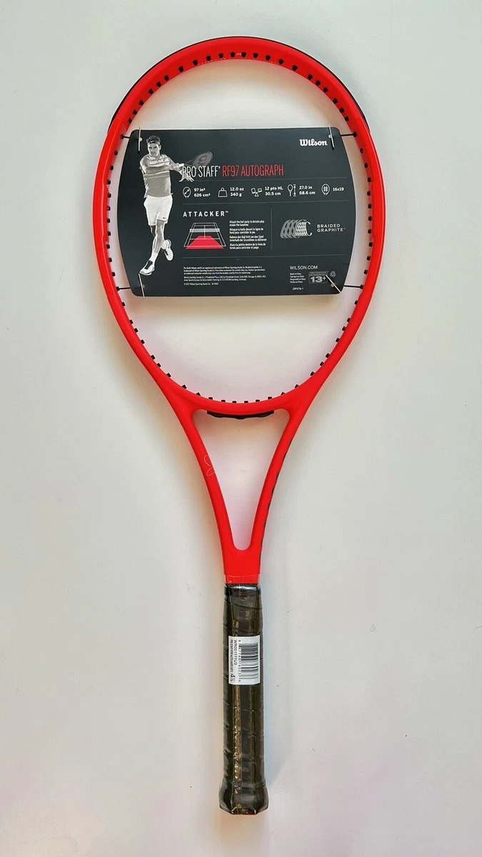 Wilson Pro Staff RF97 Autograph Red Laver Cup Grip 4 3/8