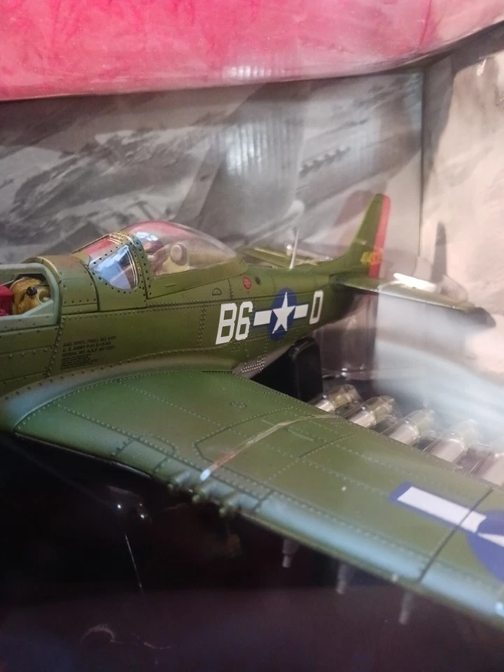 Very RARE sealed pop1 Forces of Valor 1/32 diecast Plane Mustang P51d 80523 - Image 2 of 4