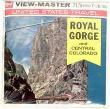 ROYAL GORGE AND CENTRAL COLORADO 3d View-Master 3 Reel Packet NEW SEALED