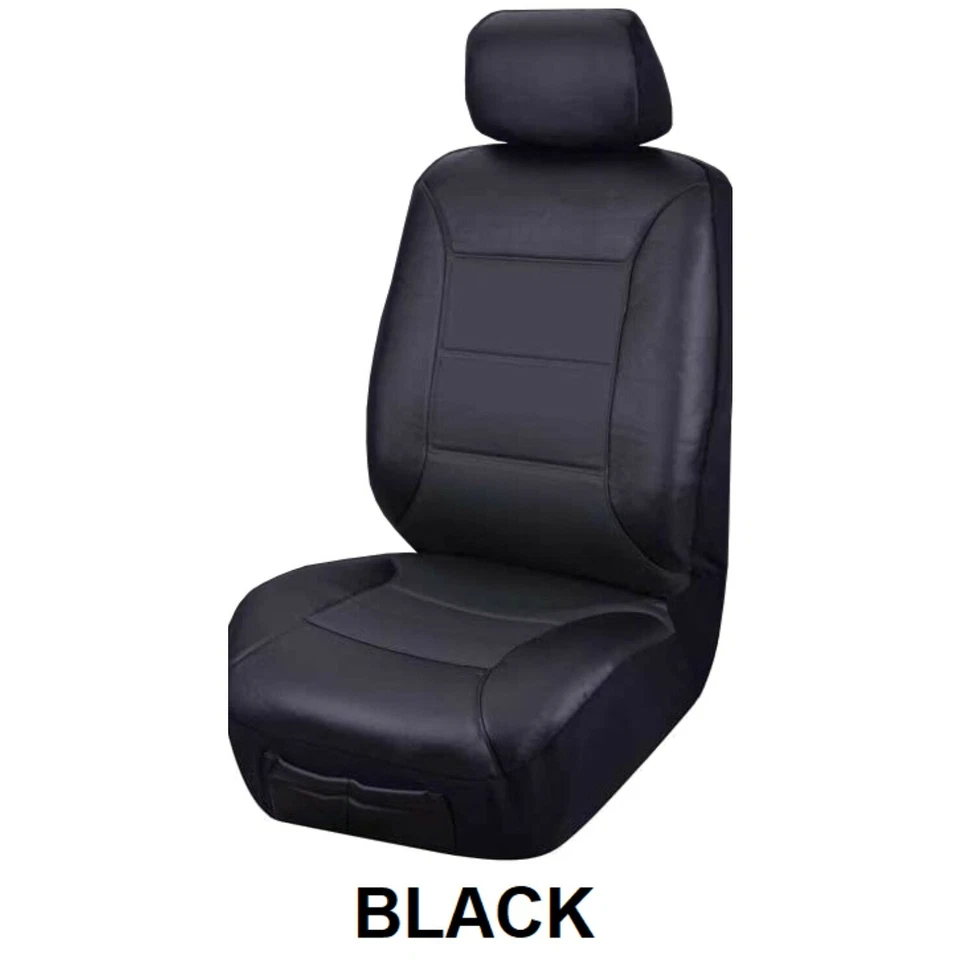 SINGLE WATER RESISTANT LEATHER LOOK SEAT COVER FOR CHEVROLET BEL AIR - Image 4 of 4