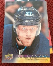 Nikolaj Ehlers 2017-18 Upper Deck Series 1 UD Canvas Hockey #C88 V4BNM Winnipeg 