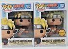 Funko POP! Shippuden Naruto Uzumaki #1843 Common + CHASE Set of 2 W/ Protector