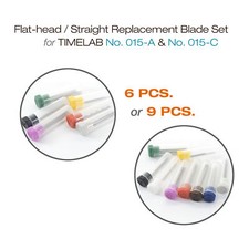 Timelab Watch Screwdriver Replacement FLAT HEAD Straight Blade 6 or 9 Sizes Set