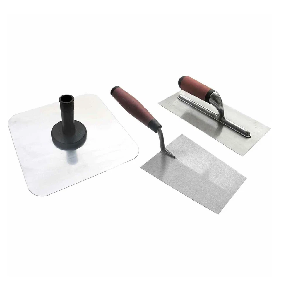 HILKA Plastering Trowel & Aluminium Hawk, Steel Plasterer Tools Discounted Sets