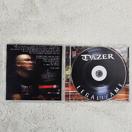Dazer Legalizame Rap Hip Hop CD Underground Spanish Rap Music - Picture 3 of 10