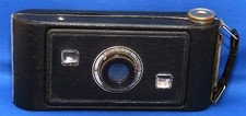 JIFFY KODAK Six-16 Series II Folding Vintage Camera TWINDAR Lens Art Deco USA