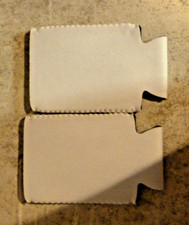 White Can Cooler Huggie Long Koozie Blank Lot 2 Screenprint Sublimation  