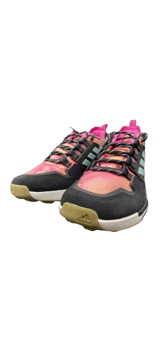New Adidas Terrex Hikster Low Hiking Shoes Mens Size 8.5 Men Tie Die Sunset Pink Adidas Terrex Hikster Low  main image 2