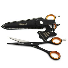 Black 6'' Professional Barber Hairdressing Scissors Salon Hair cutting Shears