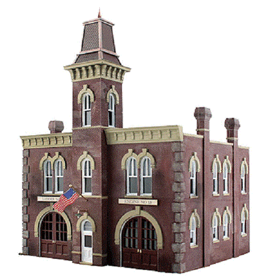 N Woodland Scenics Firehouse - Built-&-Ready 4934 N Woodland Scenics Firehouse - Built-&-Ready 4934