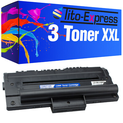 3 Toner XXL PlatinumSerie für Samsung SF-560RA SF-560 R SF-560 PR SF-565 PR