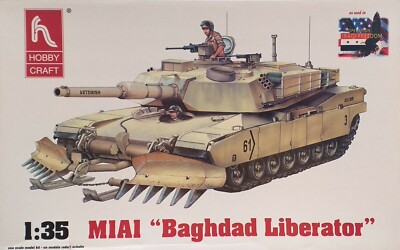 Hobbycraft 6002 M1A1 Abrams Bagdad Liberator Maßstab 1:35 (neu, versiegelt in Tüten)