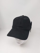 Port Authority Signature PortFlex Fitted Size S/M Black Blank Cap NWT