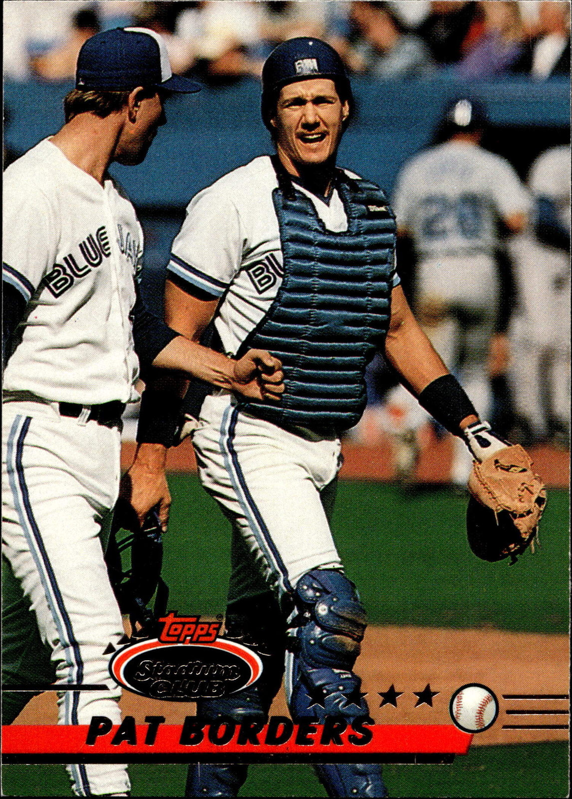 1993 Stadium Club #1 Pat Borders Members Only