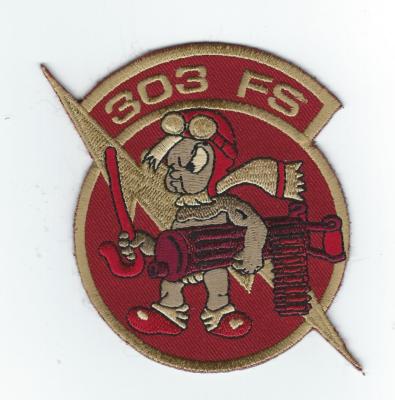 303rd Fighter Squadron パッチ｜303rd FIGHTER SQUADRON #2 !!THE