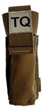 5 Pc GI CAT Tourniquet Pouch Holder MOLLE Coyote Brown TQ Pouch - Used