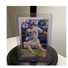 Topps 2015 Rymer Liriano Rookie Base Set #298 San Diego Padres MLB Baseball Card. rookie card picture