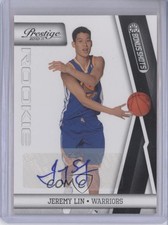 2010-11 Prestige Rookie Bonus Shots Black Auto 80/99 Jeremy Lin #210 Auto 0b1