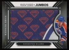 2016-17 UD Black Diamond Team Logo Jumbos Patch Mark Messier #TLEO-MM