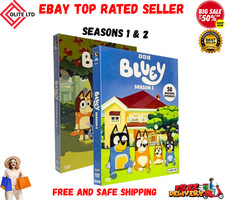 Bluey Seasons 1 & 2 - 103 Episodes - DVD 4 Disc Set  BRAND NEW AND SEALED
