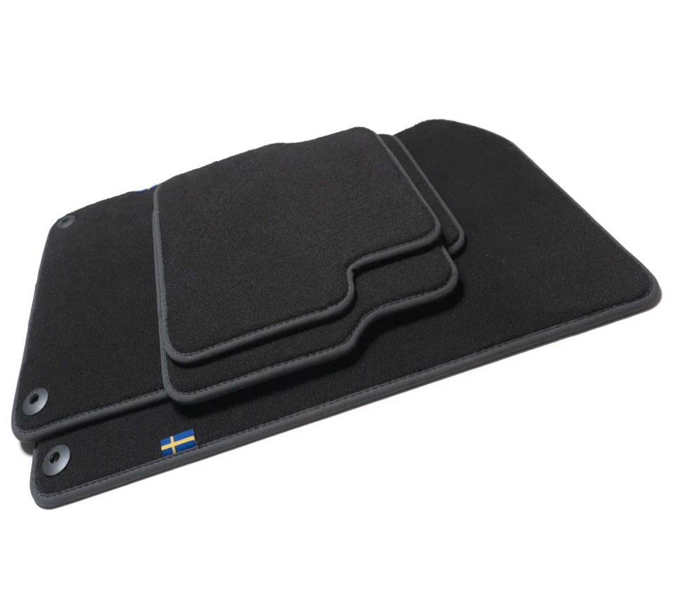 Alfombrillas de terciopelo Volvo 850, S70, V70 XC70 1991-2000 - 1ª generación - etiqueta bandera Foto 4 de 4