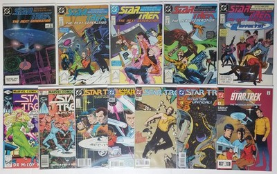 Star Trek (Marvel / DC Comics)   Lot of 12 Issues - 1980-1989 Series / Next Gen
