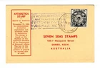 S562 Australia 1954 Antarctic Issue - Cachet FDC Postcard -