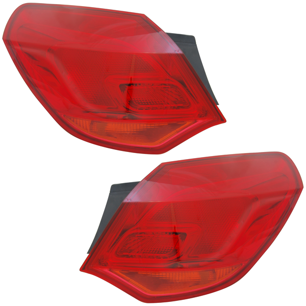 RüCkleuchten Set FüR Opel Astra J 2009- FließHeck Rot RüCklichter Heckleuchten-image