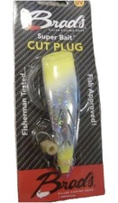BRAD’S Super Bait Cut Plug UV  "HONEYDEW"  Type Lure NEW. FULLY RIGGED READY TO