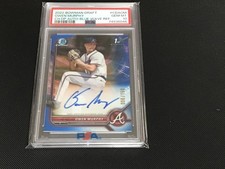 2022 BOWMAN DRAFT CHROME DRAFT BLUE WAVE REFRACTOR OWEN MURPHY /150 PSA 10 AUTO