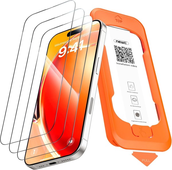 New'c 3 StüCk Panzer Schutz Glas Full Screen Iphone 17 17 Pro 16 Pro 6,3 Zoll-image