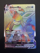 Glaceon VMax 208/203 Evolving Skies Pokemon Card
