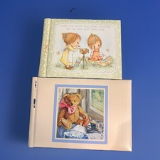 Set Of 2 1980 s Hallmark Kids Photo Albums Precious Moments Teddy Bear New