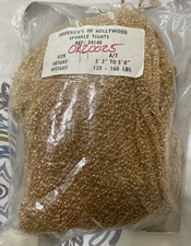 VTG Fredericks Of Hollywood Sparkle Tights Gold Lurex Metallic Nylon New Party