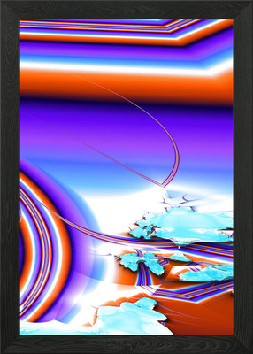 Jetwash Nebula 6 gerahmtes Wandbild Poster Leinwanddruck Bild