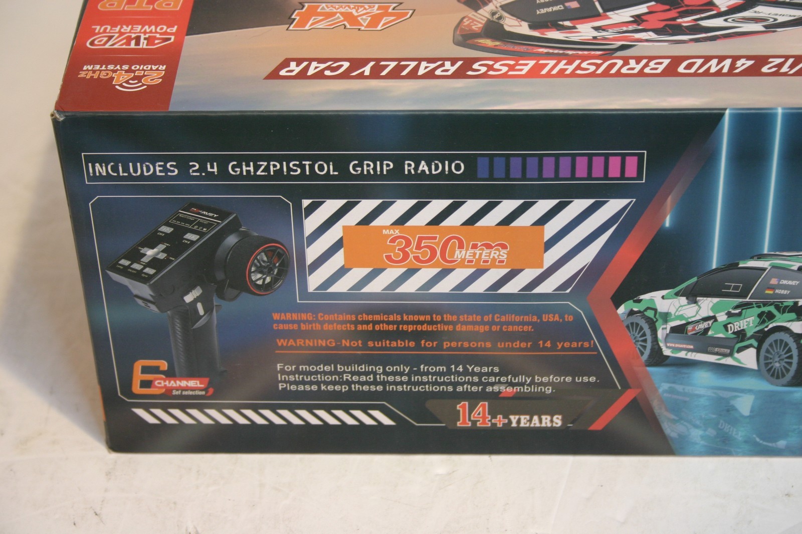 1:12 AWD Brushless RC Rally Car w Gyro - Max 50 MPH ADULT -YELLOW