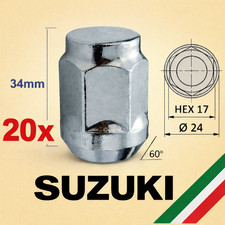 kit 20 12X1.25 DADI RUOTA CERCHI per SUZUKI GRAN VITARA JIMNY SAMURAI SWIFT