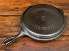 Wagner Ware Cast Iron Double Skillet with Matching Hinged Lid