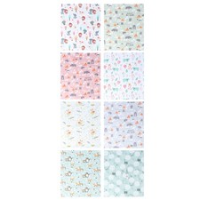  8 Pcs Tessuti Per Cucire Artigianali Stoffa Patchwork Tessuto Fatto Mano