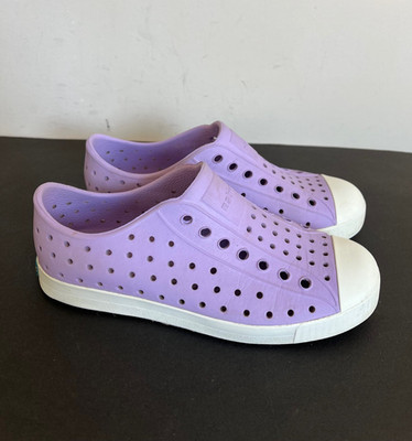 NATIVE Jefferson Kids Girls Lavender Slip On Wate Shoes sz.C13