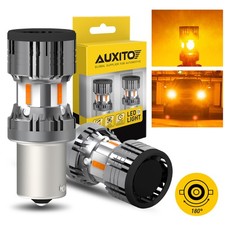 BA15S 1156 7506 P21W LED CANbus Amber Turn Signal Light Bulb Super Bright 2400LM