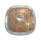 Corning Ware Glass Lid A-9-C for 1 qt, 1.5 qt & 2 qt Casseroles 7" x 7" square