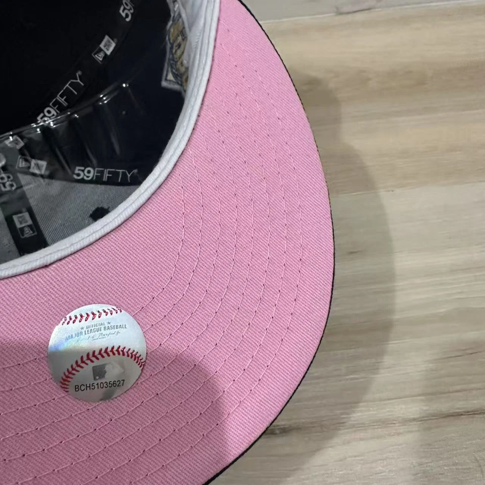 New York Yankees 1999 World Series 59FIFTY Hat New Era Navy Cap 90s Fitted - Image 3 of 4