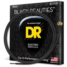 BKB-40 Black Beauties Light Coated Steel Bass Strings - Exceptional Sound 40-100