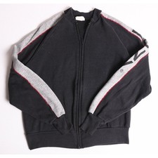 Vintage 90s Made in USA Pony Full Zip Track Jacket Style Sweatshirt size L