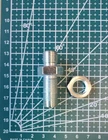 Hydraulic 1/4" BSP Bulkhead Straight Equal Male To Male Locknut Connector