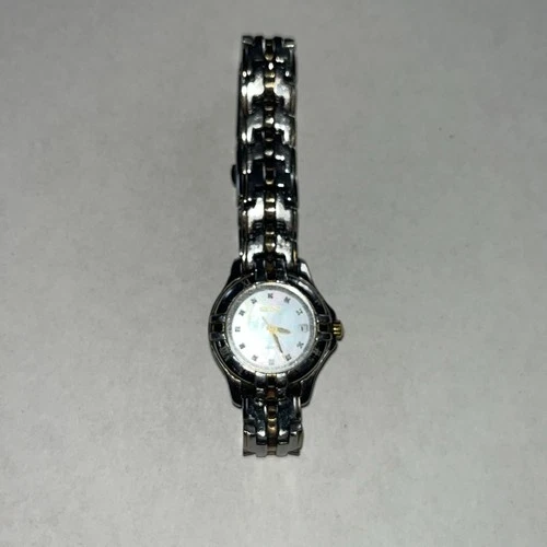 Seiko Womens Two Tone Vintage Watch 7N82-ODPO Quartz Works New Battery