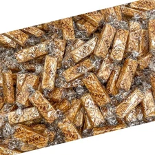 (Free Duty Tax) Sesame Honey Crunch Bars | 1 Pound Bag | Honey Roasted Sesam